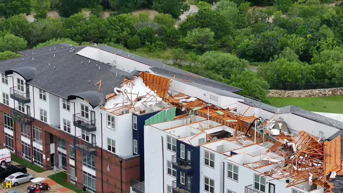 Commercial Tornado Damage Roof Repair in Garland, TX