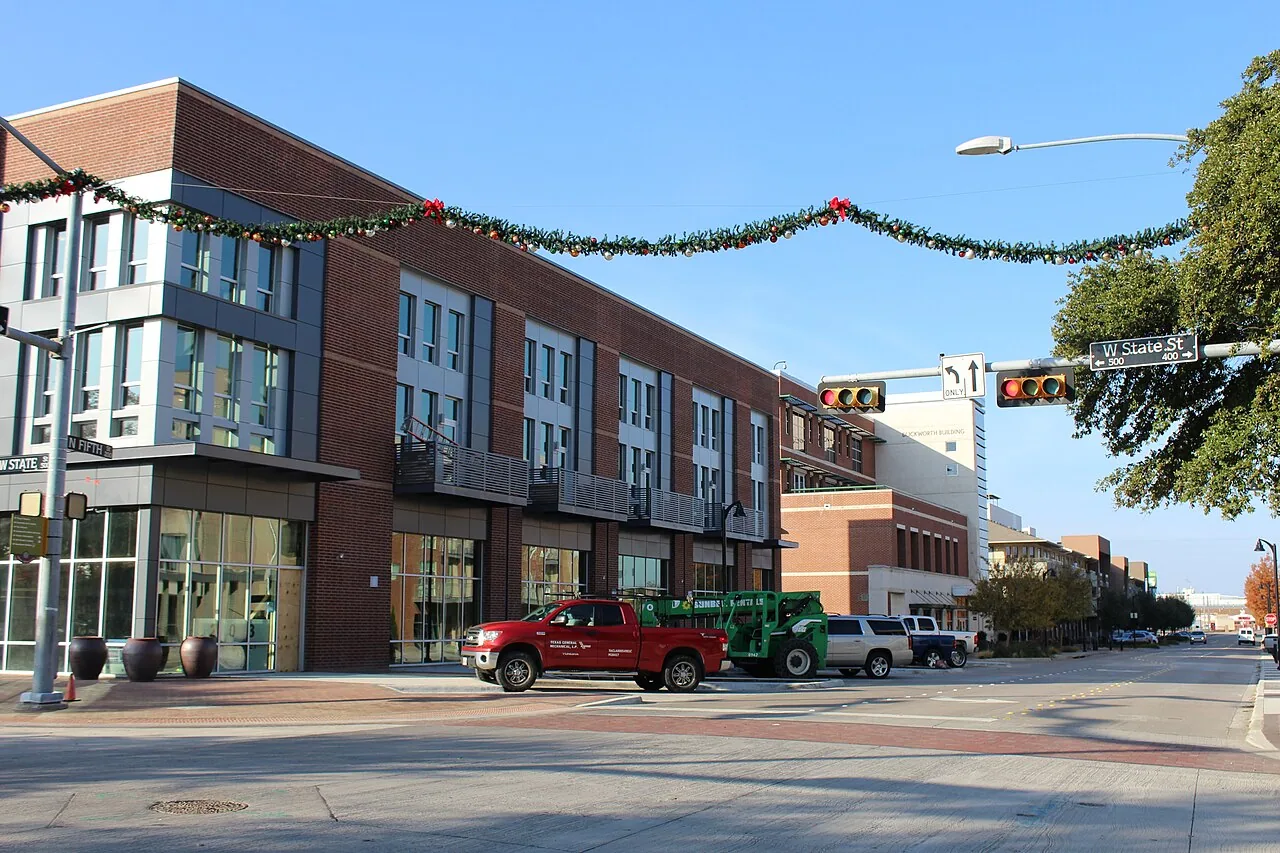 Downtown Garland, TX storefronts