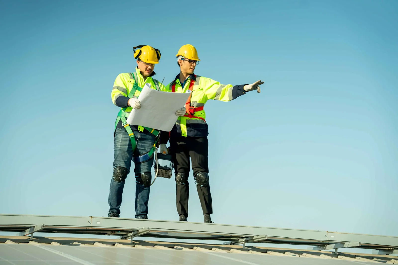 Commercial roof inspection in Garland, TX