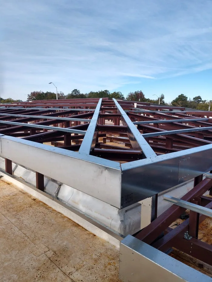 Commercial roof replacement in Garland, TX