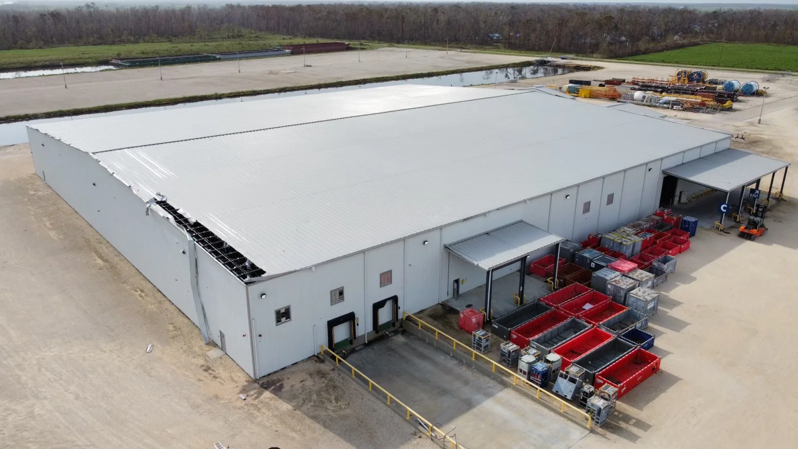 Commercial roofing work in Garland, TX
